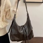 Wasteland-style retro underarm bag, trendy fashion tote bag, large capacity crossbody bag